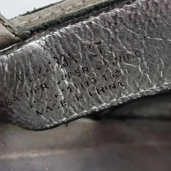 Alegria Verona Chrome Leather Casual Slide Slip On Loafer Platform Sandals - 7 - Picture 9 of 11